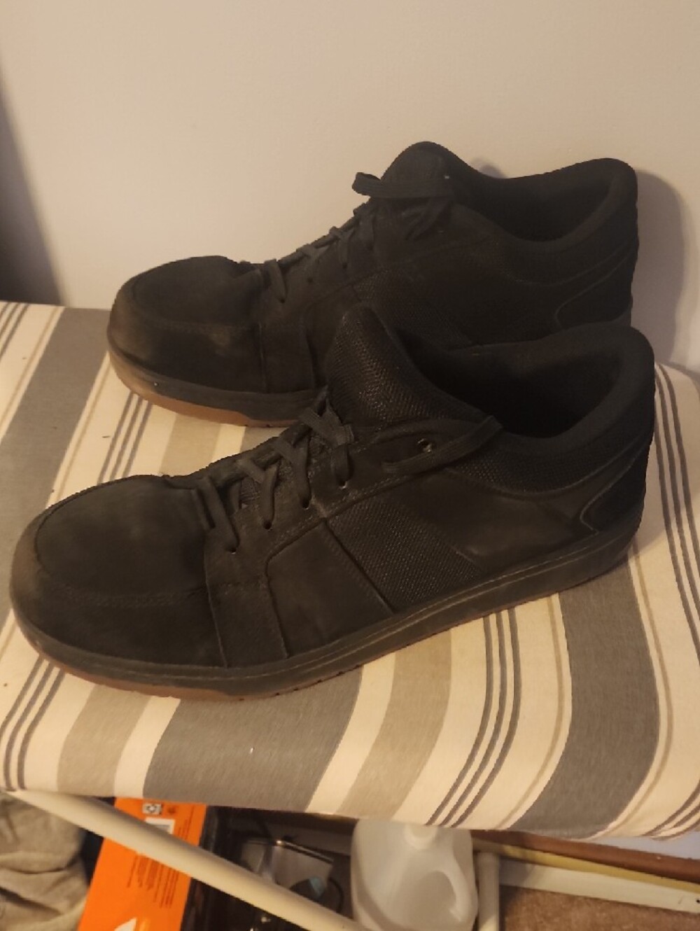Brahma Men's Black Steel Toe Lace-Up Sneakers - Picture 5 of 5